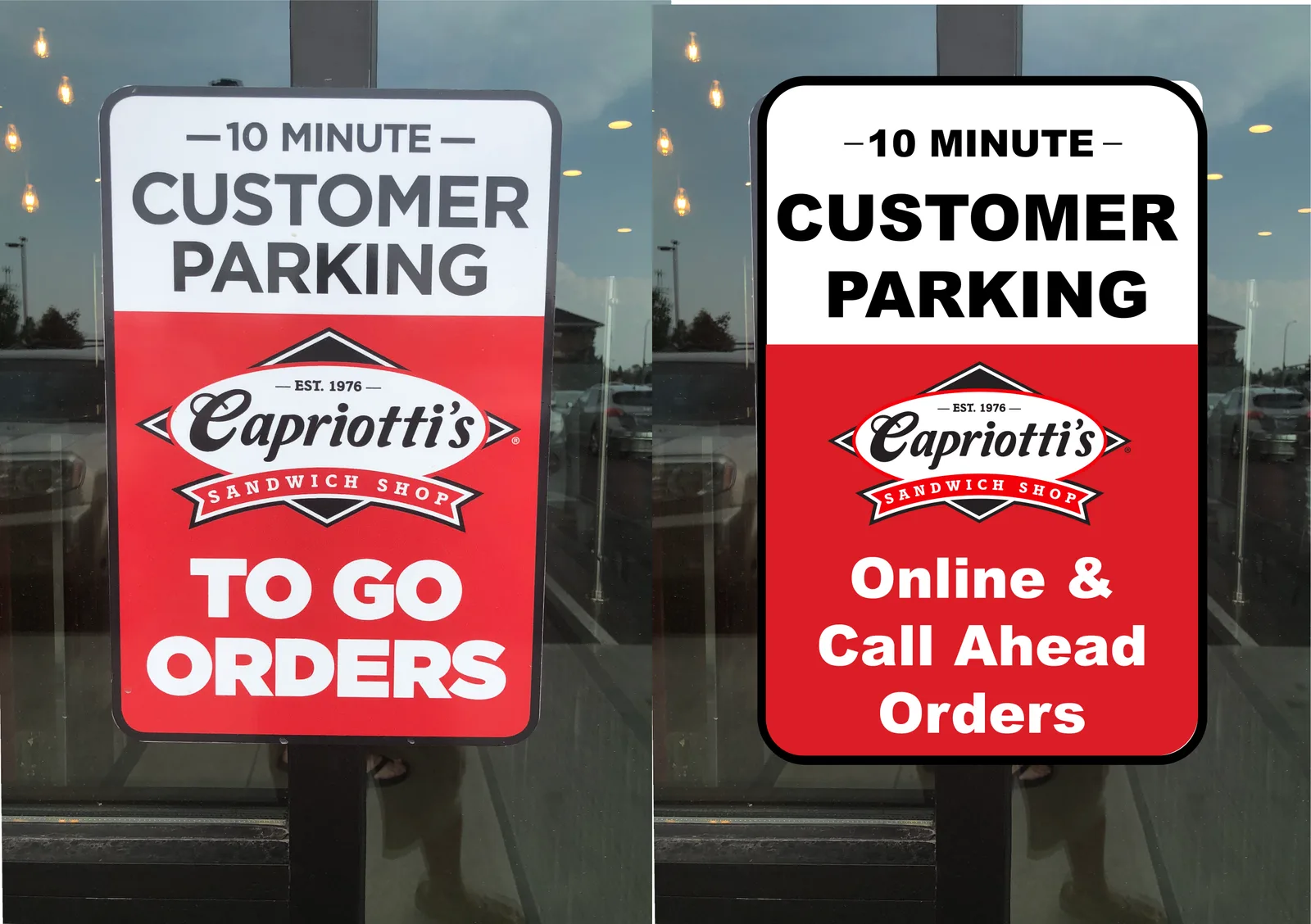 2023 Capriotti's Sandwich Shop — Printed & Laminated Rigid Signs
