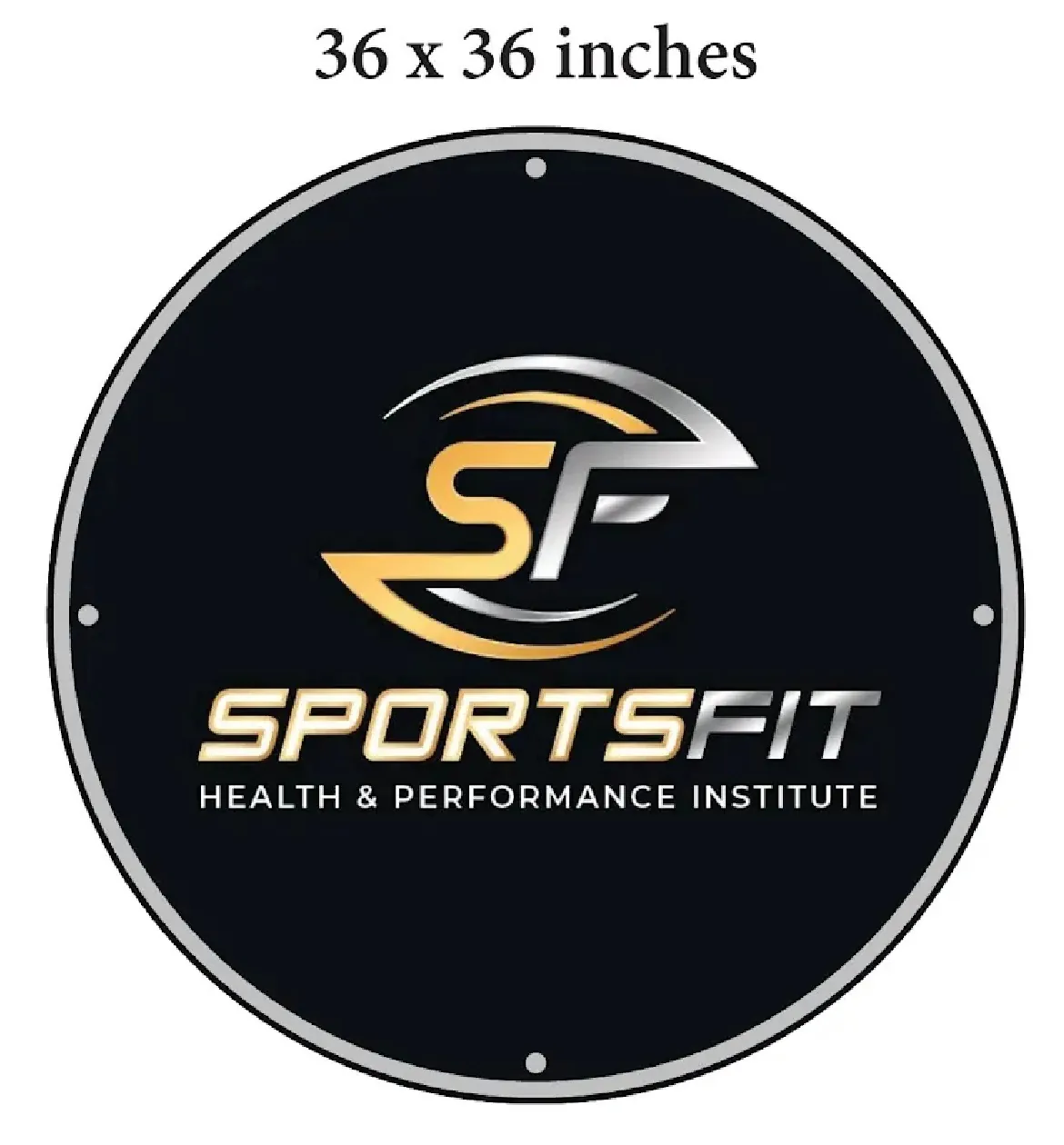 SportsFit — Logo Art & Lobby Plaque — Logo Artwork, 36-inch Printed Plaque