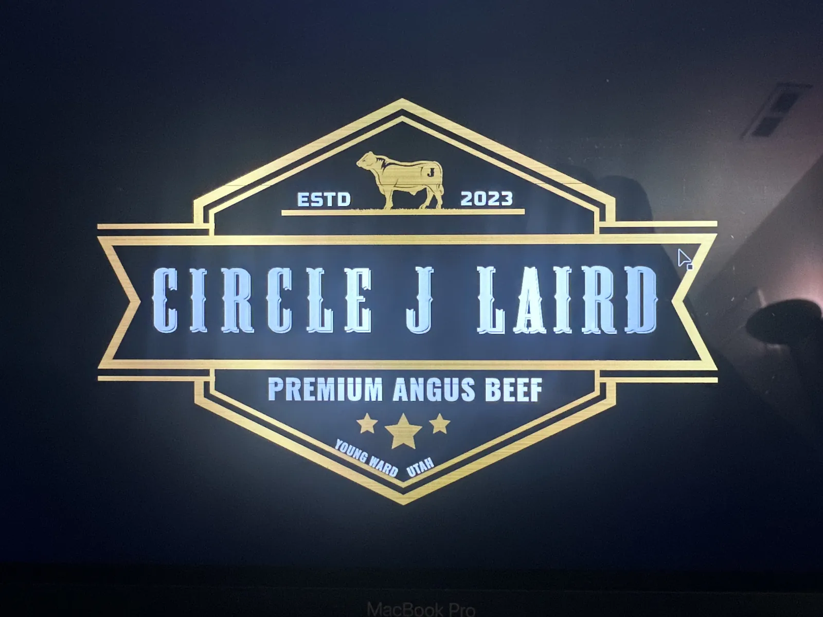 Circle J Laird — Logo to Floor, UTV, Trailer & Door — The logo