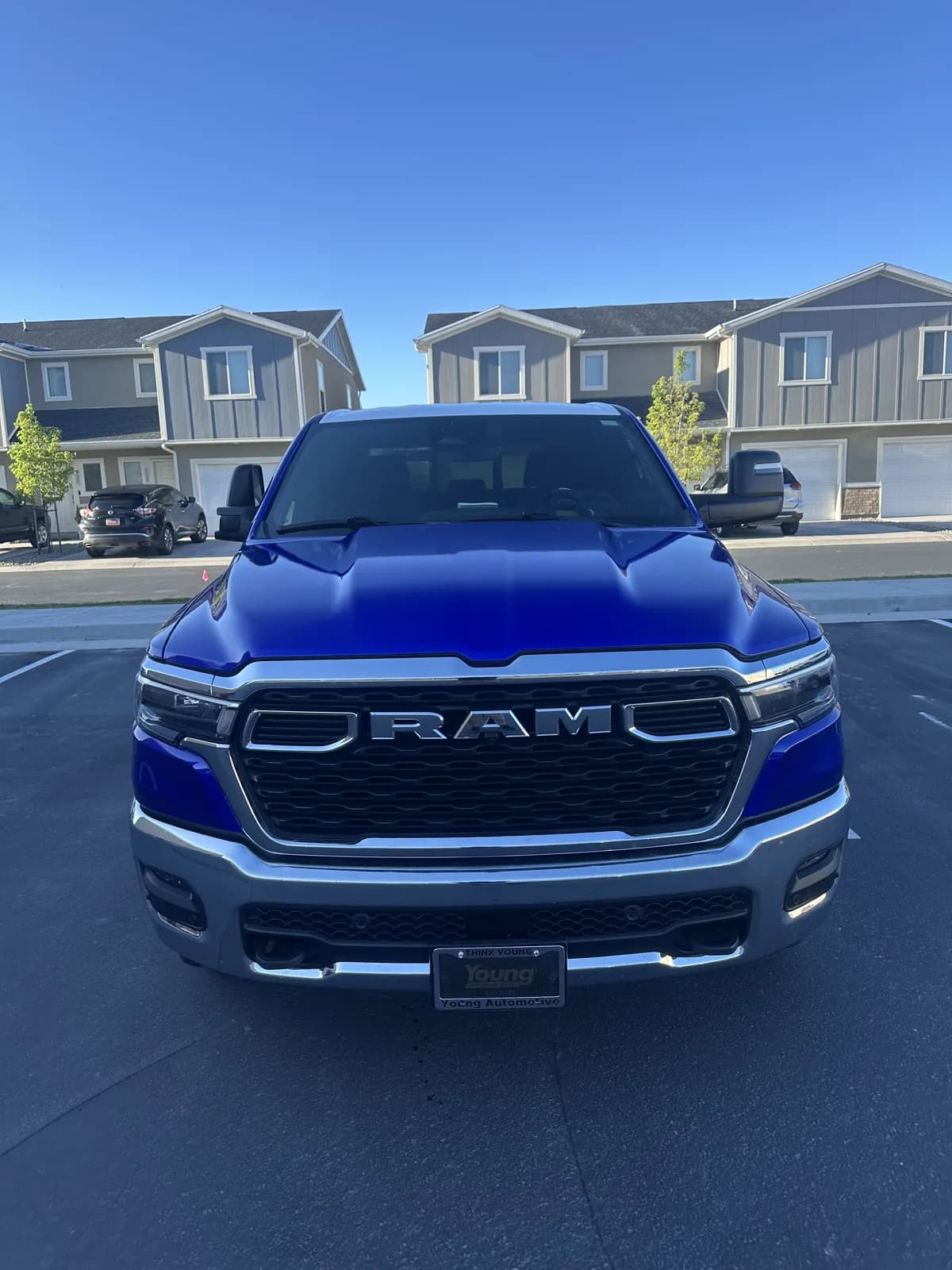 2025 Ram, Peterbilt, Kenworth Pickups, Vac Trucks & Equipment — Blue Fleet Wrap with White Marks